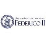 Logo of Federico II University in Naples, featuring the university's name and emblem, representing its rich academic heritage and prestige.