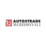 Logo of Autostrade Meridionali, a significant Italian highway company, showcasing its brand identity and commitment to transportation services.